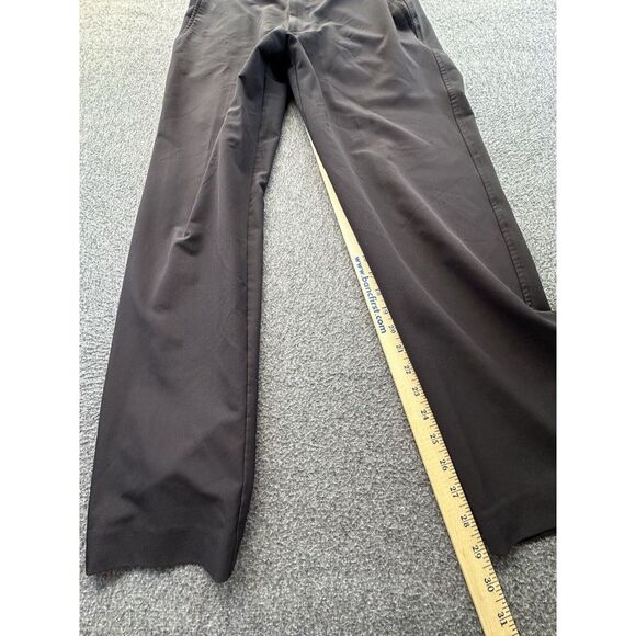 Foot Joy Pants Mens 34x30 Black Khaki Flat Front FJ‎ Pockets Straight Leg Golf - Picture 3 of 12